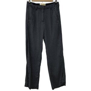 The Indigo Child Black & White Polka Dot Wide-Leg Pants Y2K Womens 30